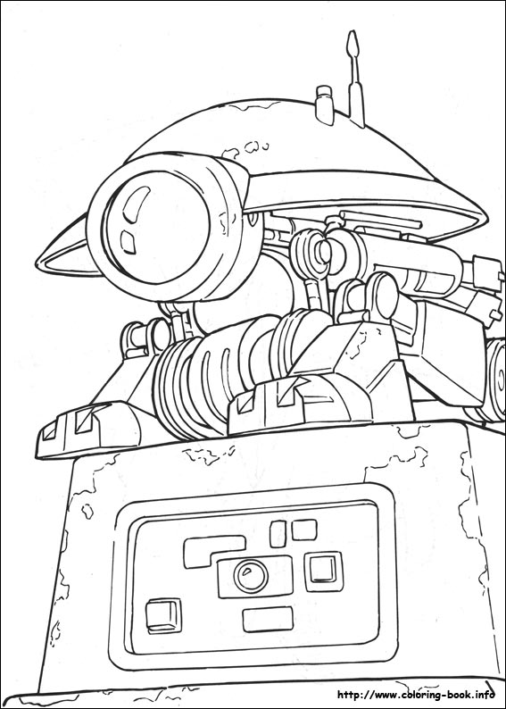 Star Wars coloring picture